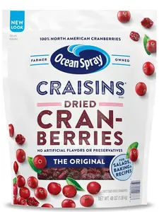 Ocean Spray Craisins Dried Cranberries, Original, 48 Ounce - Delicious Snack