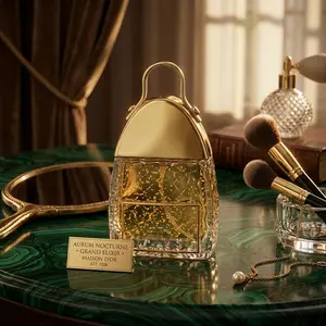 AURÉLIA PARIS Elixir Or Eau de Parfum for Women, 20ml, Floral Oriental Scent with Bergamot, Jasmine, Saffron, Sandalwood & White Musk, Luxury Gold Handbag Bottle, Gift for Her