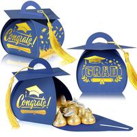 Royal Blue+Gold+Gold Tassel