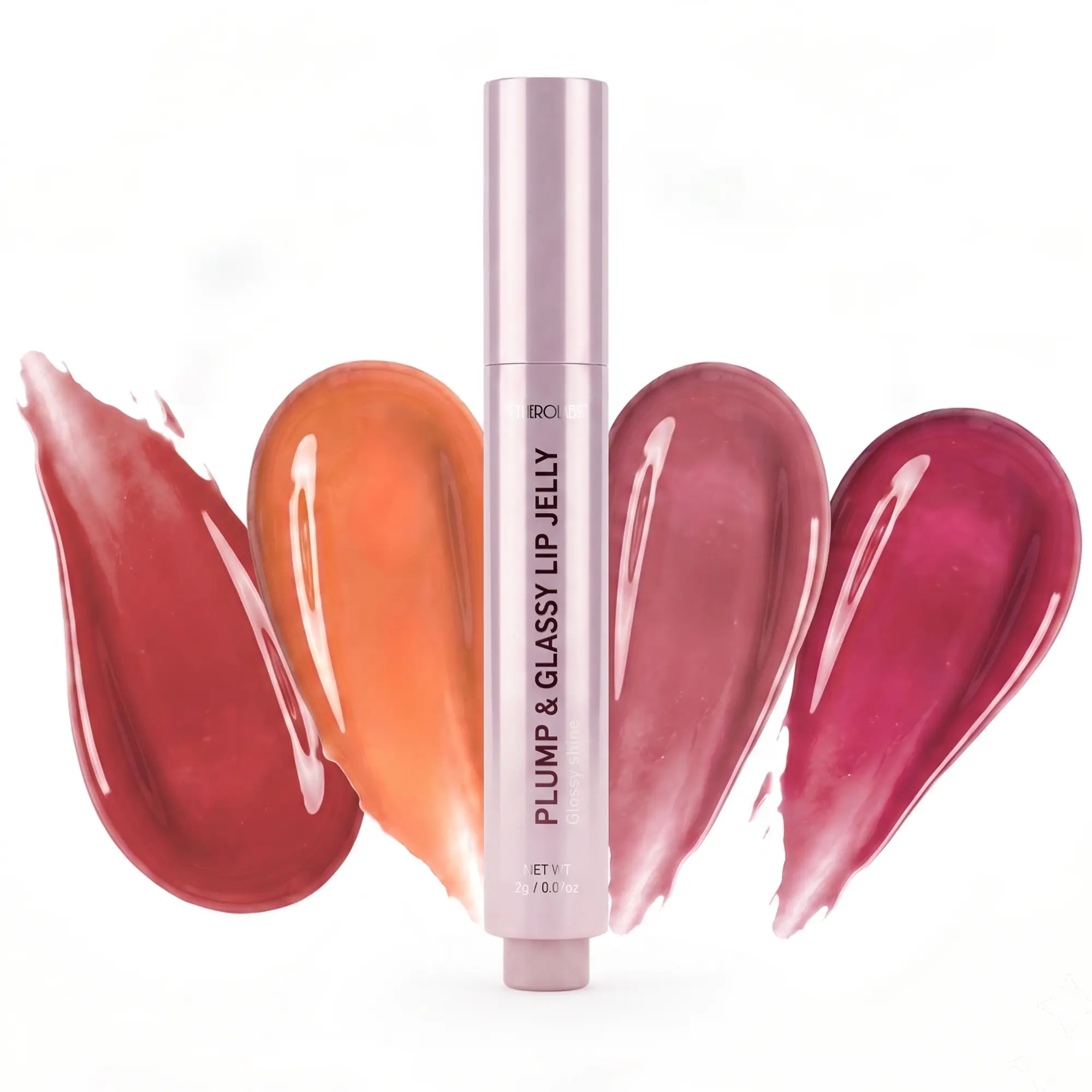 Plump & Glassy Lip Jelly – Hydrating Lip Gloss, Non-Sticky Moisturizing Shine for Soft Fuller Lips