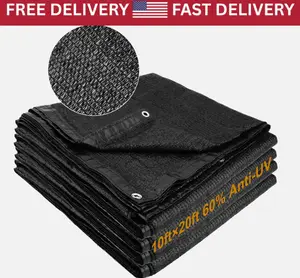 UV Sunblock Shade Fabric Sun Shade Cloth Privacy Screen for Garden Pergola Cover