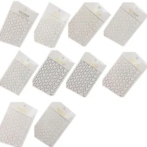 12 Sheets French Line Nail Decals, Nail Art Stickers, French Tip Nail Stickers