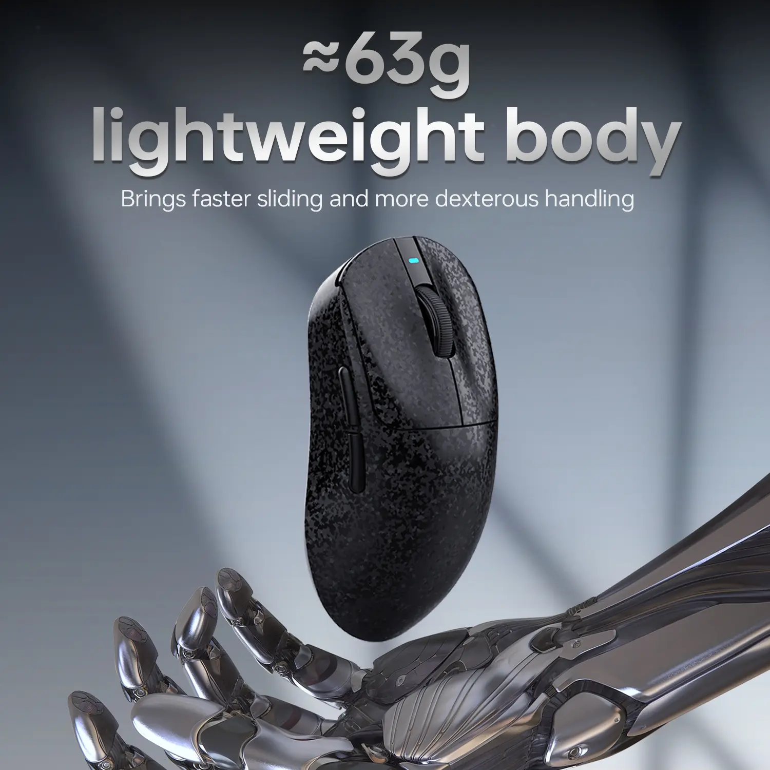 AJAZZ AJ199 MAX Wireless Mouse Carbon Brazing Shell Material E