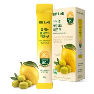 [BB LAB] Organic Olive & Lemon Dual Shot, 50:50 Ratio, Cold-Pressed Extra Virgin Olive Oil & NFC Lemon Blended Vitamin Supplement (16g x 10 sticks)
