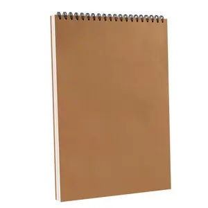 A4 Thickened Drawing Paper, 1 Count Top Spiral Bound Sketch Book, Art Painting Drawing Writing Paper for Kids Adults Beginners Artists