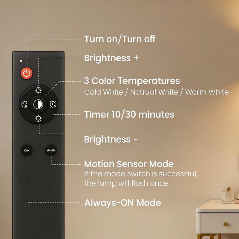 Black 2-Pack Indoor Wall Sconce – Wireless Motion Sensor Light with Remote, 3 Color Options, 5000mAh Rechargeable Battery, Brightness Dimmable