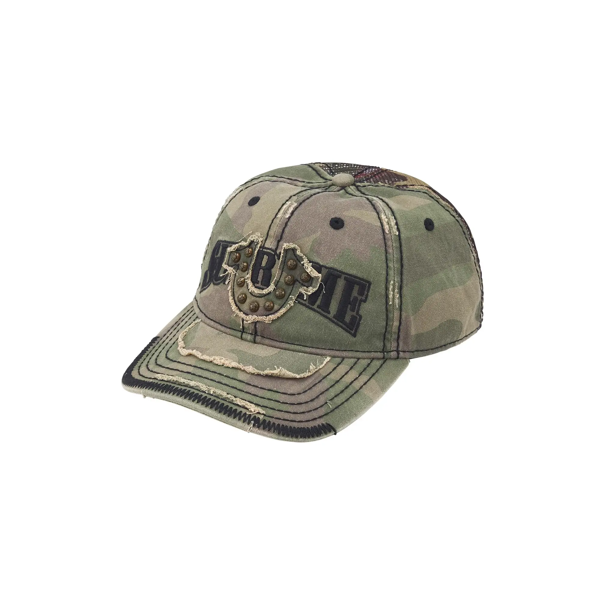 True Religion® Mesh Back 6-Panel "FW25 - Olive Camo" SU26783