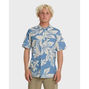 Quiksilver | Kailua Classic Printed Short Sleeve Shirt | Men's 100% Cotton Chest Pocket Breathable | Sun Protection