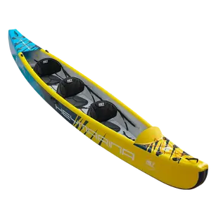 15'1 Inflatable 3 Person Kayak for Fishing - Venture Trio