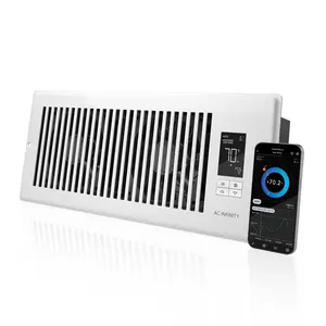 AIRTAP T4, Smart Register Booster Fan 4" x 12" White