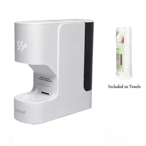 LiveFull CL01 Facial Towel Warmer, Automatic Dispenser,  55°C Warm Towels, 20 Compressed Towels Included, Home Spa Device