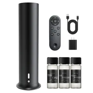 Hotel Scent Diffuser Discovery Kit - 1000 Sq Ft Coverage - 3 Luxury Scents - 3x20ml Fragrance Oil Set - Wireless & Rechargeable - Eco-Friendly Design