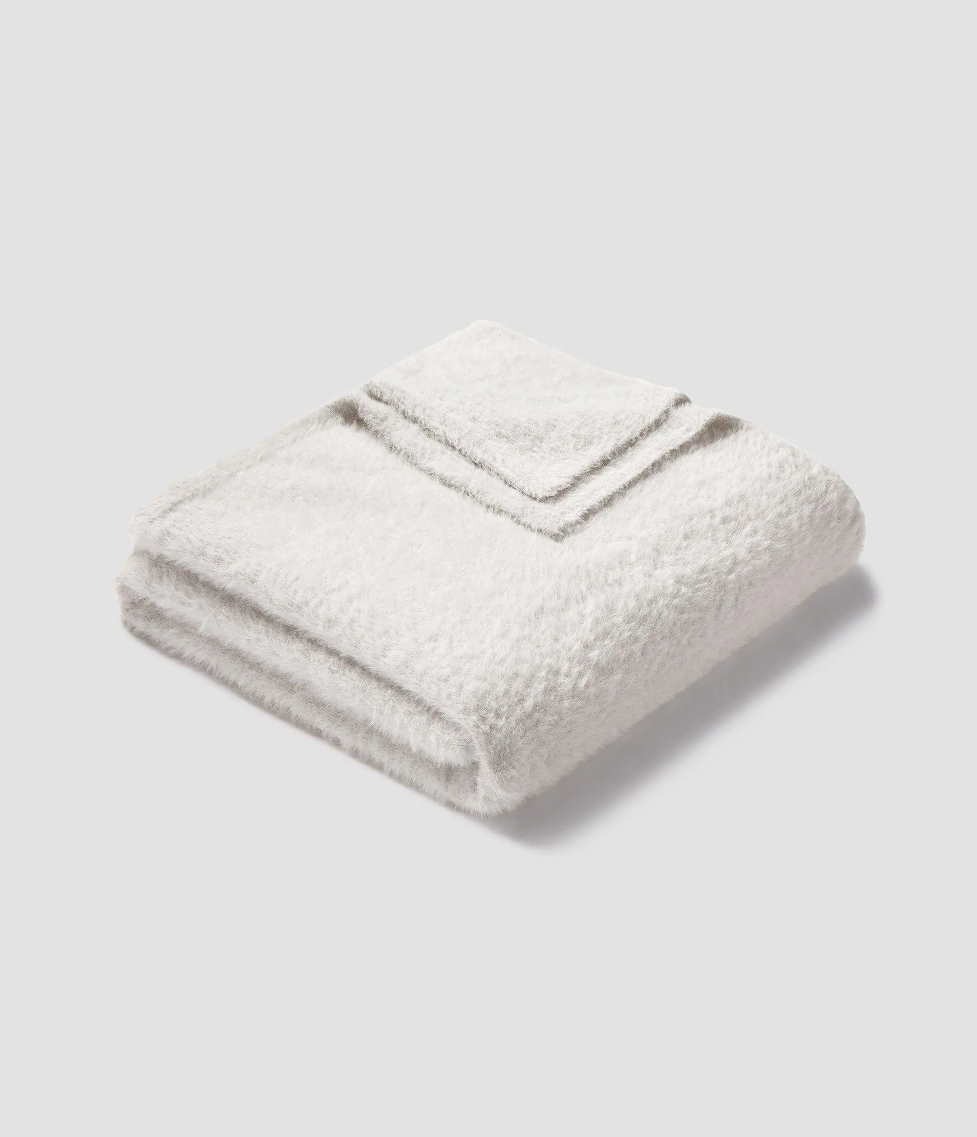 Feather Knit Blanket - Sugar Swizzle