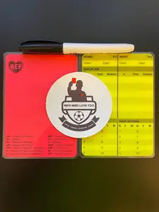 Red & Yellow Referee Scorecard