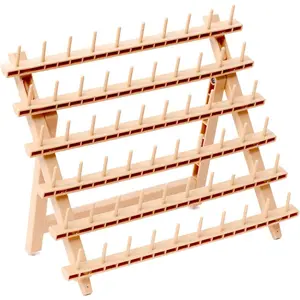 Laflare Braid Rack 60 Spools, PP Braiding Hair Stand, Thread Rack, Sewing Organizer, Quilting, Embroidery - Versatile Extension Holder