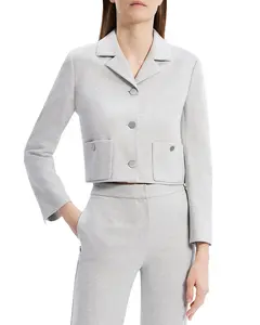 Theory Boxy Crop Patch Jacket