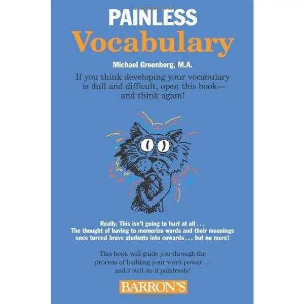 USED Book - Painless Vocabulary by Michael Greenberg M.A. (Paperback) - english