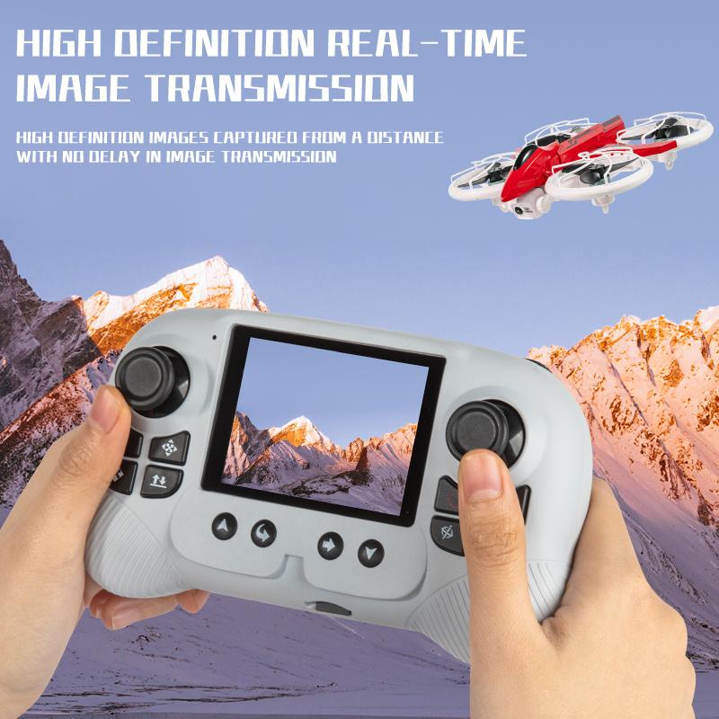 LED Light Stunt RC Quadcopter, Beginner-Friendly Drone Toy, Durable Remote Control Airplane, Perfect for Outdoor Entertainment and Gifting