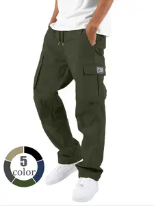 Men's Workwear Pants Outdoor Hiking Rock Climbing Multi-Pocket Design Fashionable Versatile Personal Style Trendy Trouser