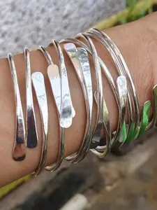 Retro Adjustable Bangles, Fashionable Stacking Bangles for Women, Daily Party Holiday Jewelry, Birthday Gift, Bangles Bracelets, Trendy Stack Bangle