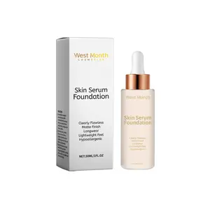 Moisturizing Concealing Foundation Long Lasting Smear-Proof Makeup Freshing and Moistrurizing Light Skin Care Moisturizing Liquid Foundation Moisturizer Hyaluronic