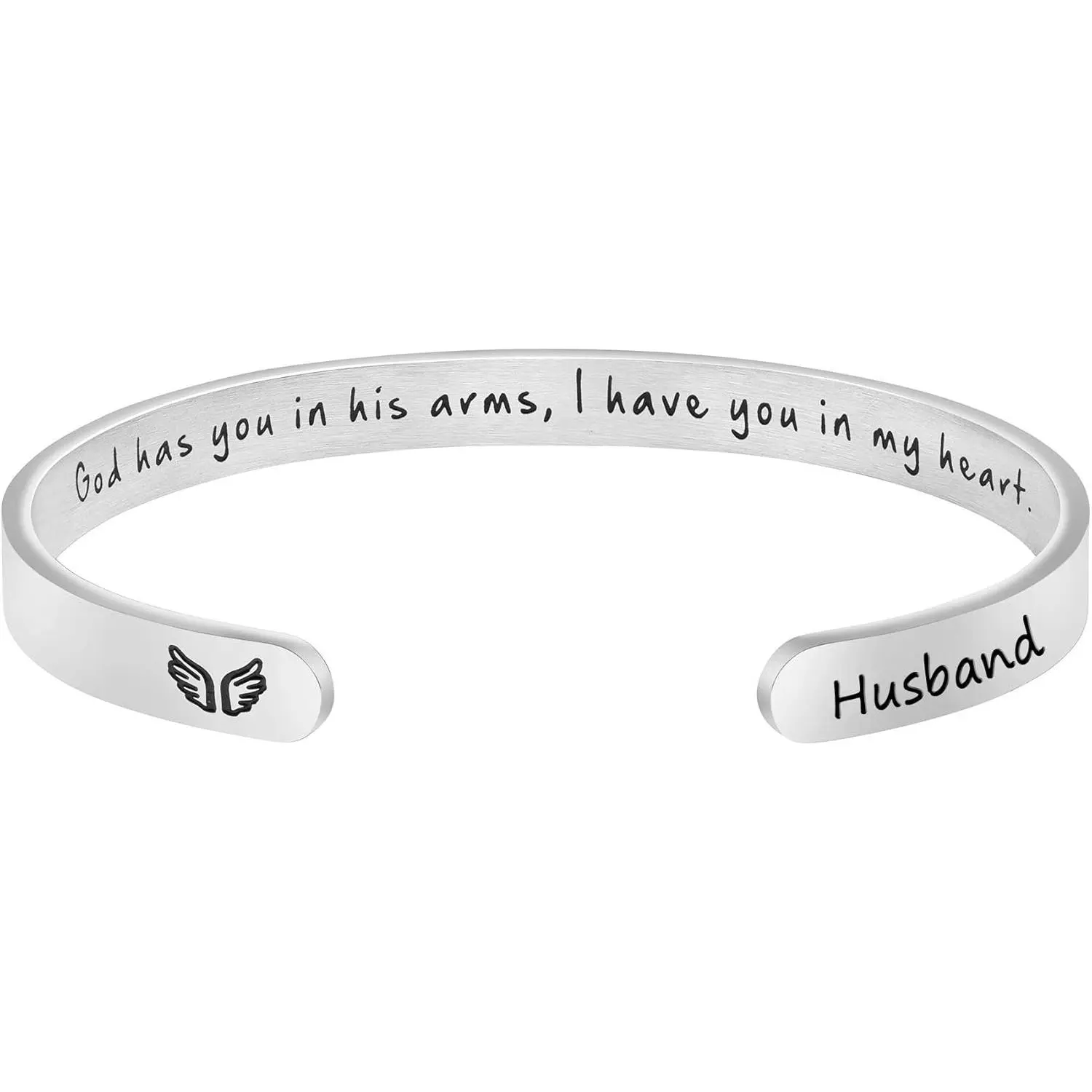 Memorial Bracelet for Women In Memory of   Sympathy Remembering Loss of  You Loved Cuff Bracelets