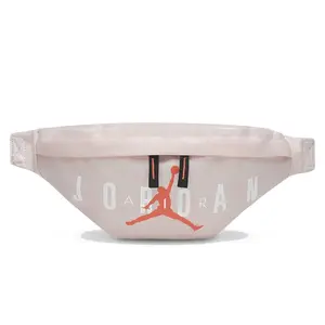 Jordan Logo Denim Crossbody Bag for Men and Women in Pink