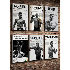 Legend's Legacy: Limited Edition MMA Posters | UFC & Boxing Wall Decor for Home Gym