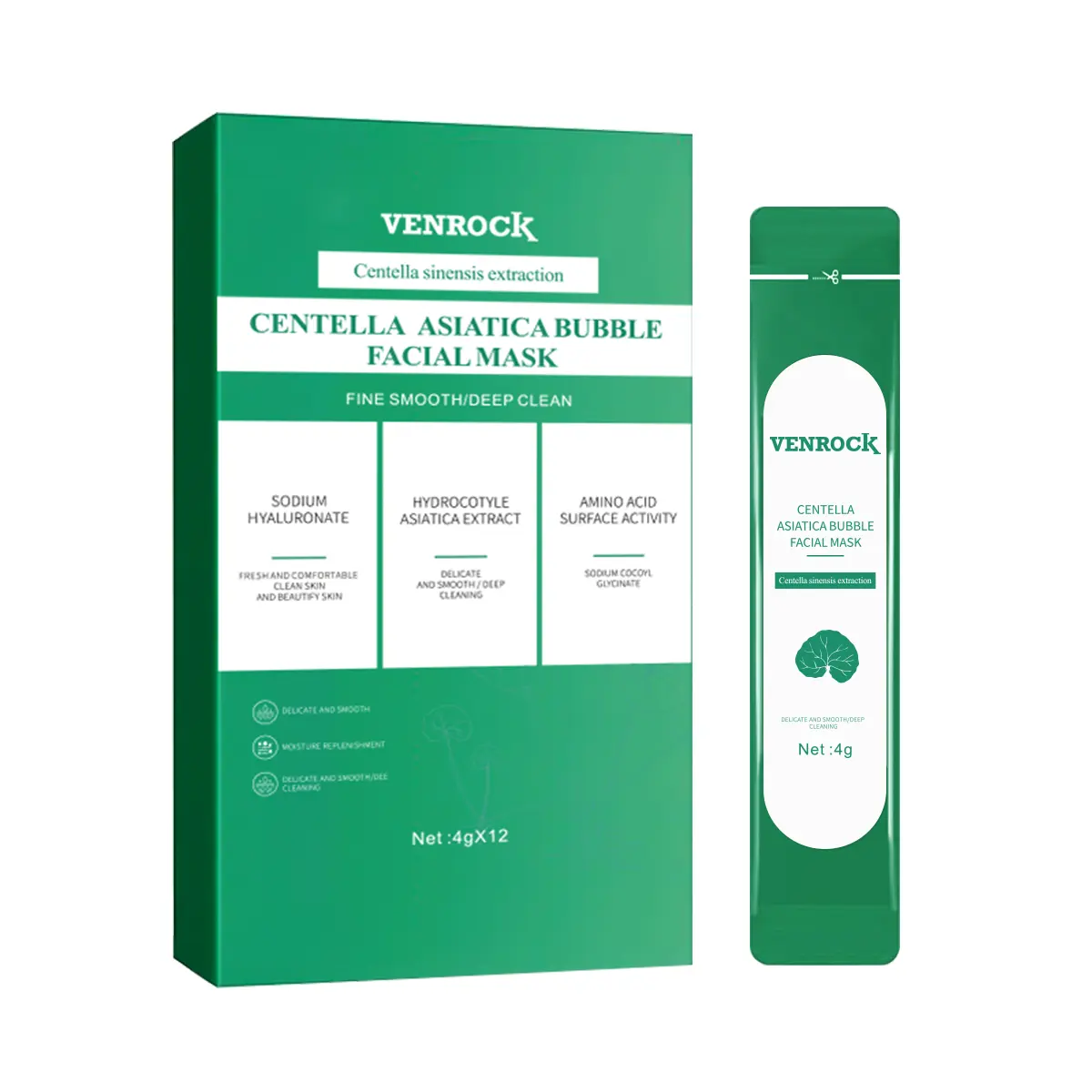 ZX】Centella foam facial mask can remove black and control oil
