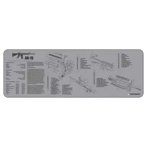 TEKMAT ARMORERS BENCH MAT 12"X36" AR-15 GREY