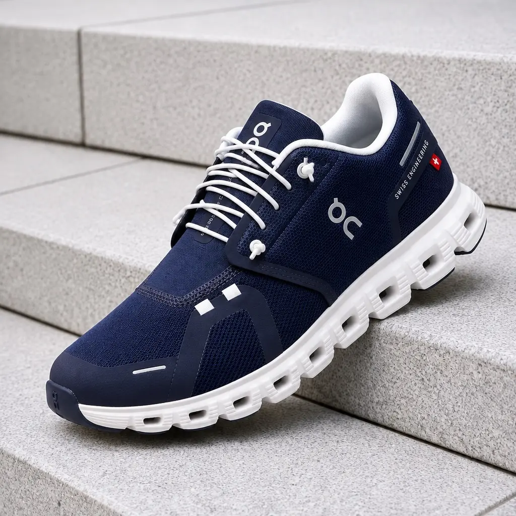 On Running Cloud 6 Midnight White 3MF10070692 Men's Fashion Sneaker New