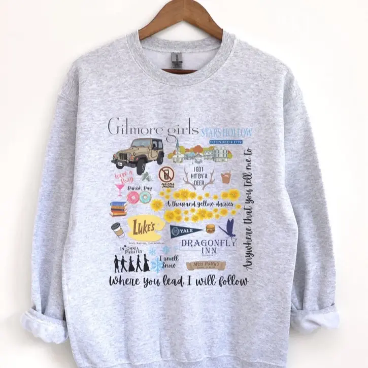 Gilmore all-over crewneck