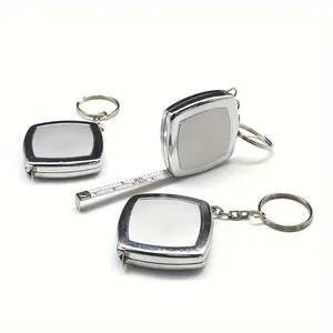 Aluminum Alloy Mini Tape Measure Keychain with 78.74 Inch Measurement, Portable Compact Pocket Tool with 0.01 Accuracy