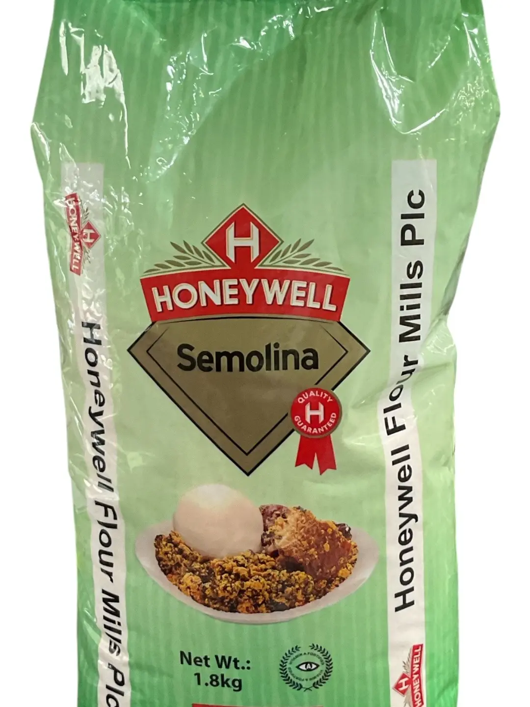 Honeywell Semolina Flour, Vitamin Enriched, 1.8kg (4 lbs) Homemade Pasta Grain