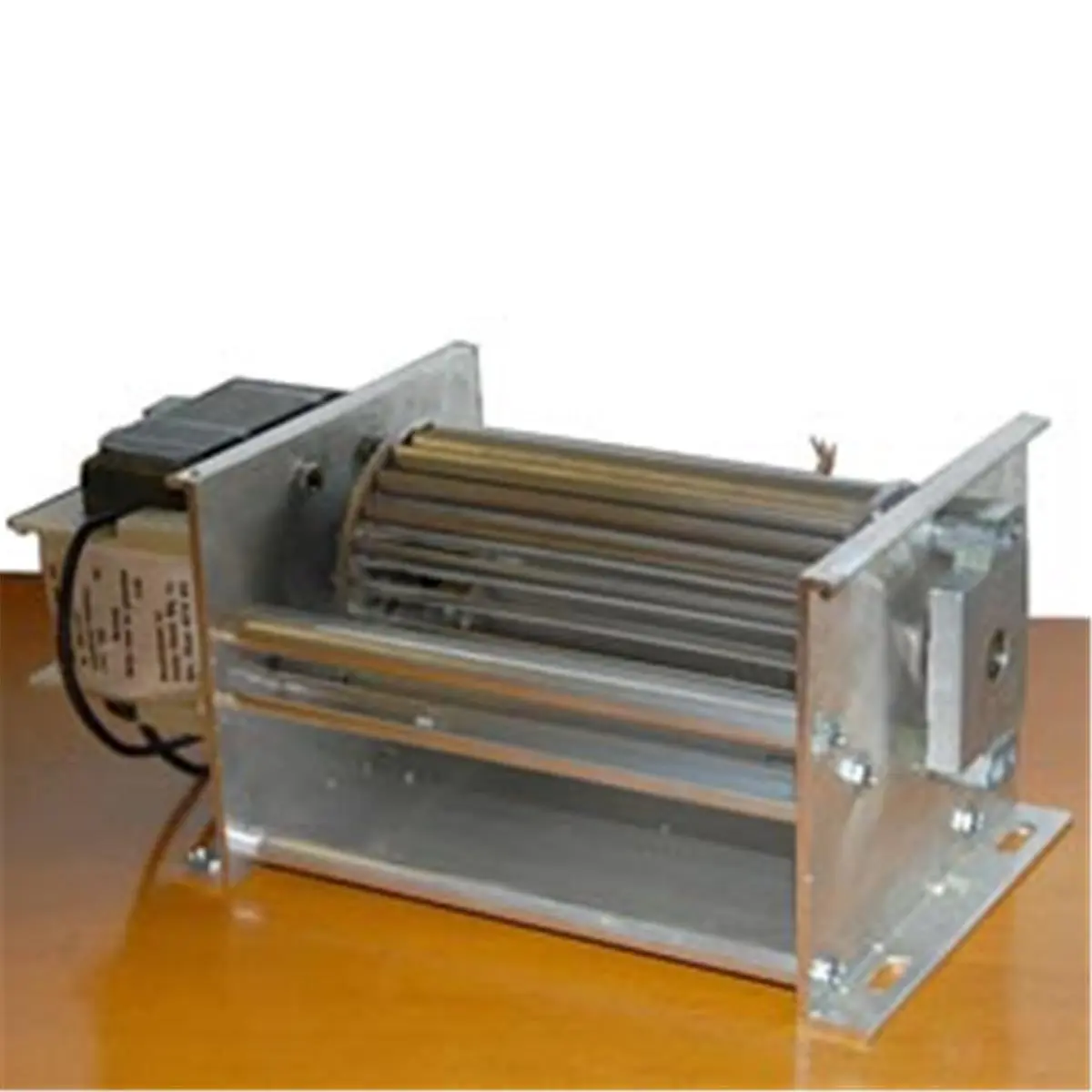 212 MAIN 13 in. Steel Low-Profile Tangential Blower Heater - Silver High-Capacity Space-Saving Household Heat Appliance