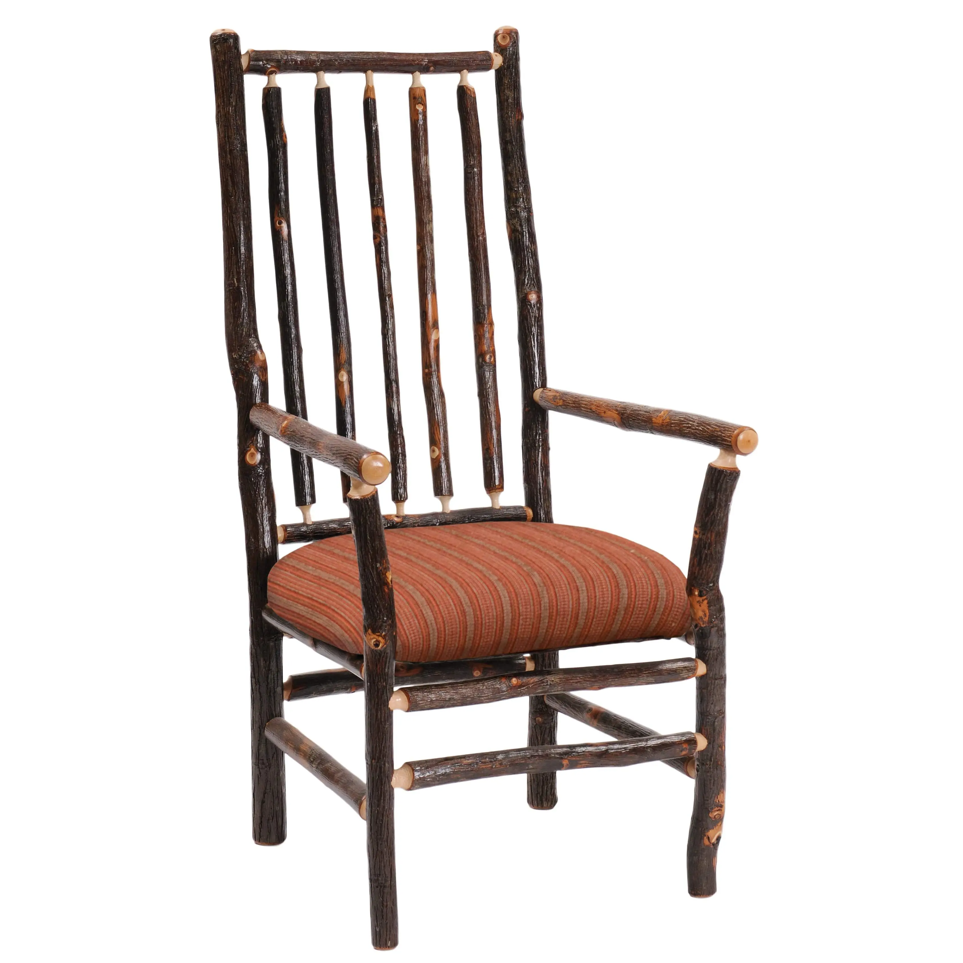 Hickory Spoke Back Arm Chair