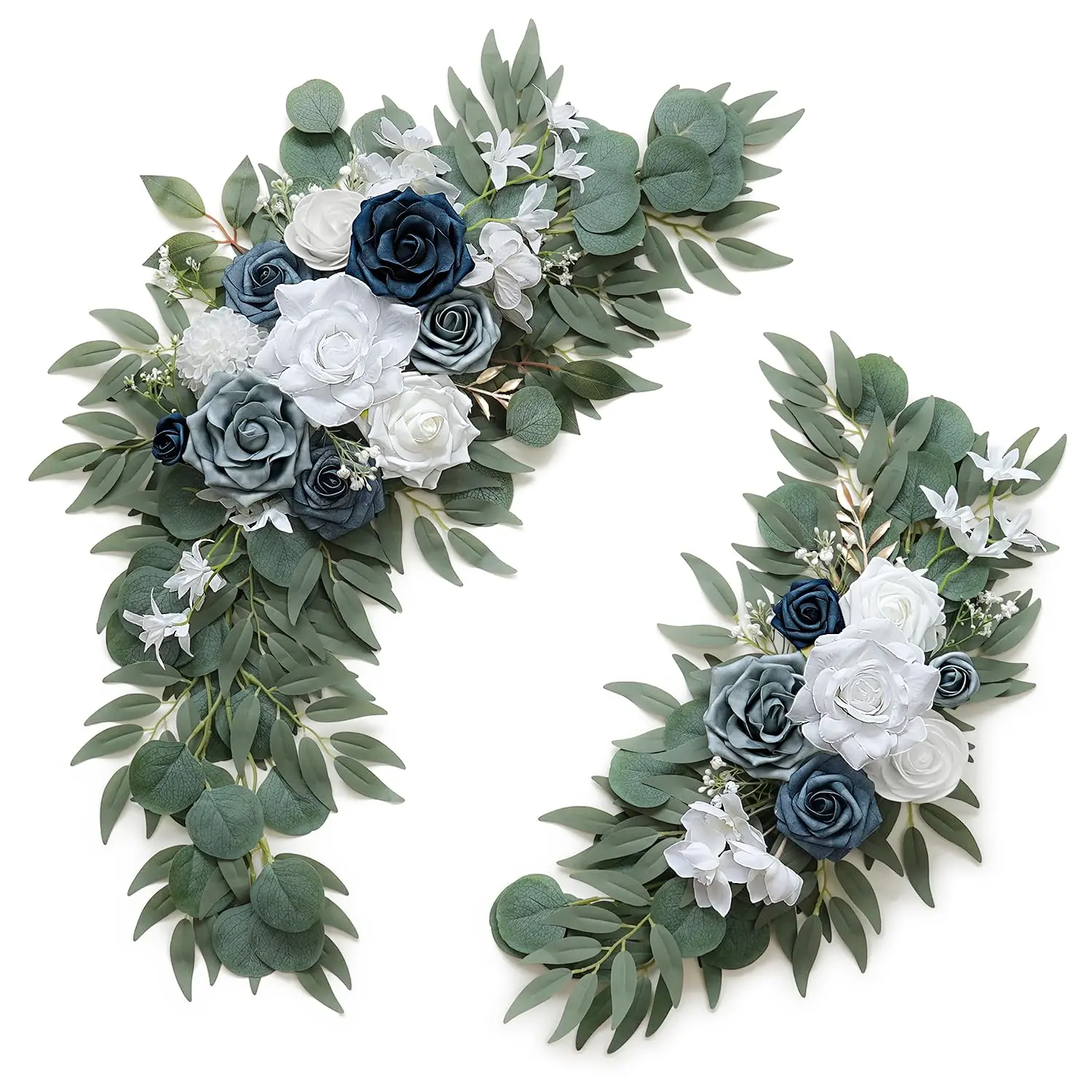 Artificial Flower Arch Kit, Faux Flower Garland, Realistic Faux Flowers, Decorative Flowers, Fake Flower for Wedding Ceremony Background & Party Table Decoration, Artificial Flower Decorations, Fruit