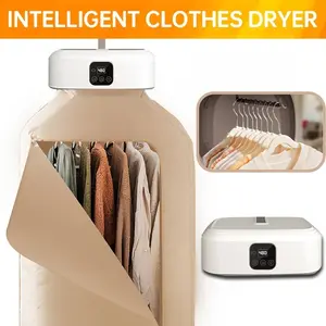 Portable Dryer Machine with Timer Function, Compact Mini Drying Solution for Apartments Dorms Rvs, Fast Easy Use, Includes Drying Bag