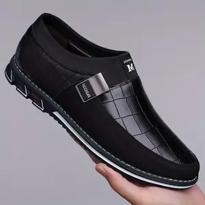 XD-men's business leather shoes fashion versatile non-slip casual loafers [lightweight]RAIMENTRY