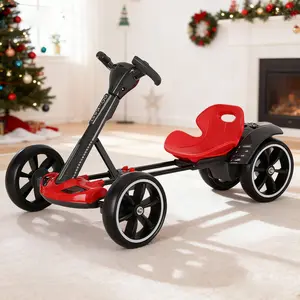 Electric Go Kart for Kids, Foldable 4-Wheel Go Kart, 12V Foldable Electric Go Kart for Kids,Kids Electric Vehicles,A Top Speed of 8 Mph,Equipped with Ergonomically ASdjustable Seat,EVA Wheels,Ride-on Toys for Boys and Girls Aged 3-8