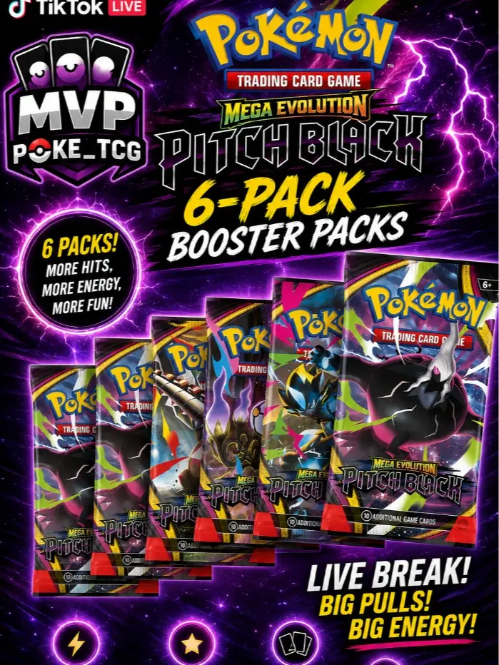Pokémon TCG: Mega Evolution-Pitch Black Booster Packs