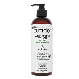 Whispering Touch Organic Massage Oil 16 oz