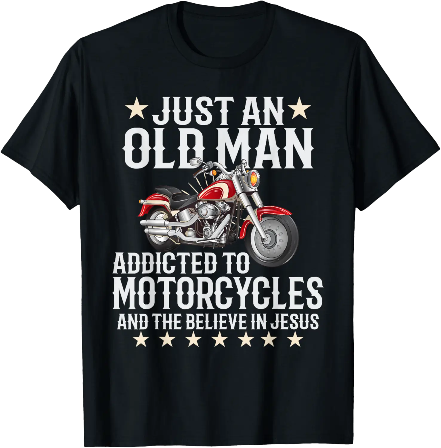 Motorcycling Motorbike Racing Biking Jesus Christianity T-Shirt - Rosazamorap Shop K0FB09RR2R49M