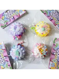 Squishy Squeeze Toys, Squishies Toy, Stress Relief Toy  with Adorable Animals and Fake Food Ideal Gift for Party Christmas Halloween Birthday Easter