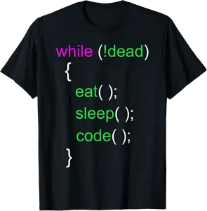 Eat Sleep Code Repeat Funny Programming Computer Programmer T-Shirt - Jessicajon Shop 82B096KZ2D5S