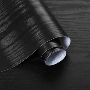 Contact Paper Peel and Stick Wallpaper, Wood Grain Design, 17.5"x118" Size, Easy Application & Removal, Ideal for Home Decor