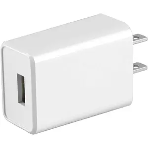 Wall Charger Cube 5V2A USB Power Supply  Block Universal Wall Plug Brick Portable Travel Fast Charger Power Adapter for ,  Galaxy,  (White)