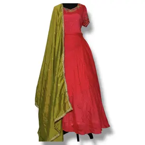 Traditional Tomato Red Anarkali