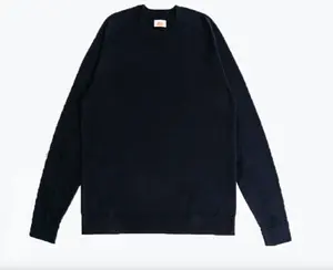 BRIC Luxury Cotton-Cashmere Crewneck – Navy  A clean, premium essential built for everyday comfort. This BRIC Cotton-Cashmere Crewneck in Navy is made from a soft 95% cotton / 5% cashmere blend