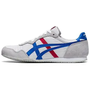 Onitsuka Tiger SERRANO Leather Sneakers for Men and Women: Non-Slip, Lightweight, and Supportive Low-Top Casual Shoes Trending Shoes, House White Official Shoes to Get / Maison Mihara Verifiable, with credentials and supporting global authentication